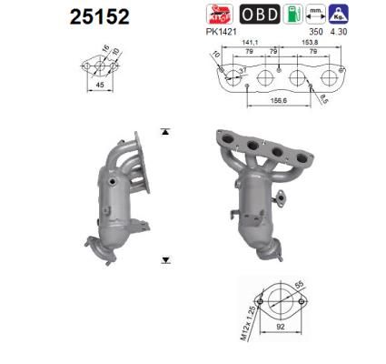 Katalizator AS 2851003HC0