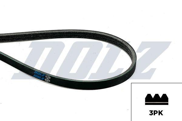 Pasek klinowy wielorowkowy DOLZ 05KD3PK576E