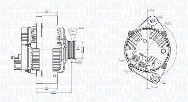 Alternator MAGNETI MARELLI 063731318010
