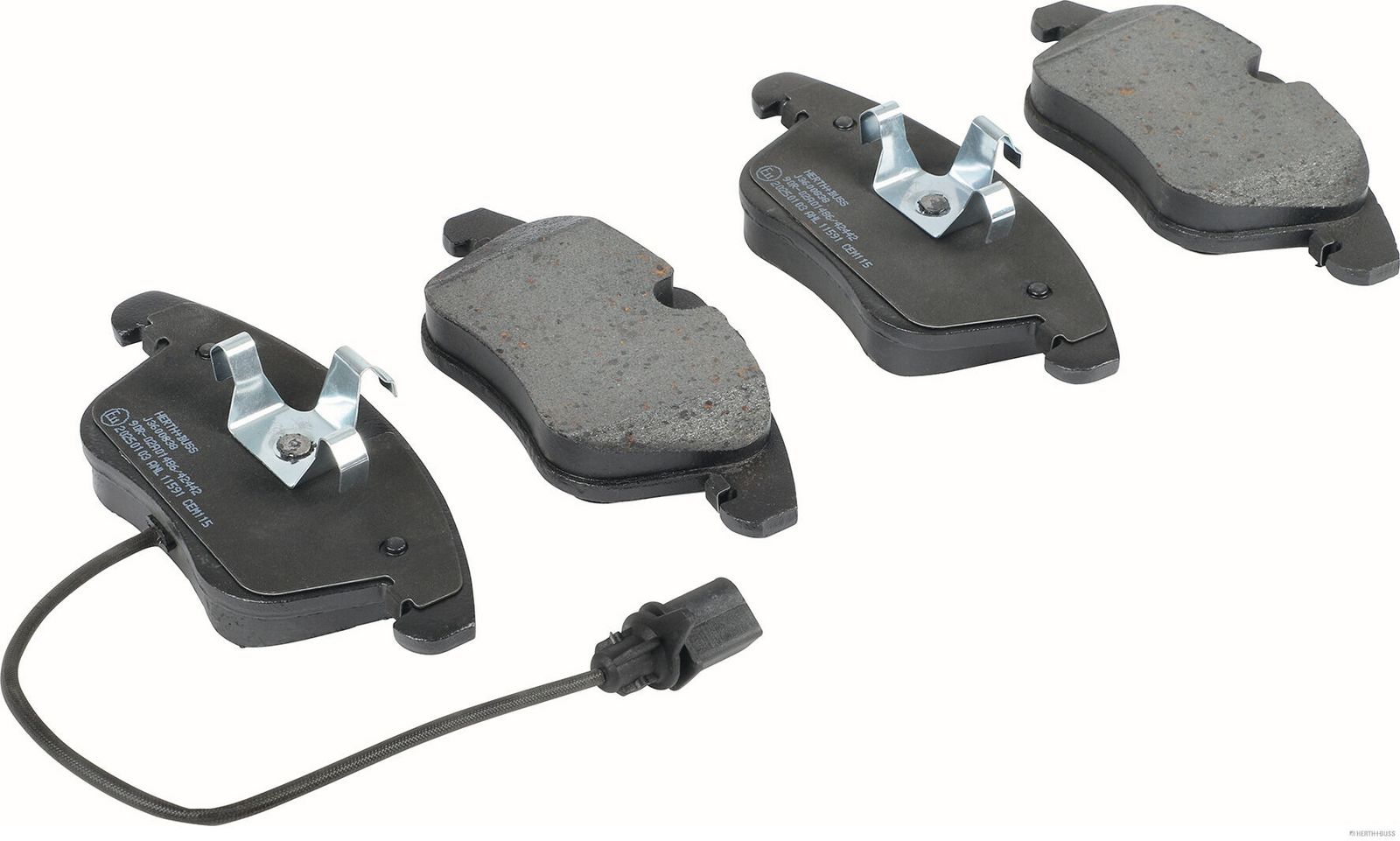 set placute frana,frana disc HERTH+BUSS JAKOPARTS J3600838