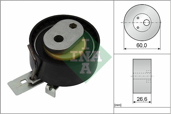 Rolka napinacza, pasek rozrządu SCHAEFFLER INA 531093810