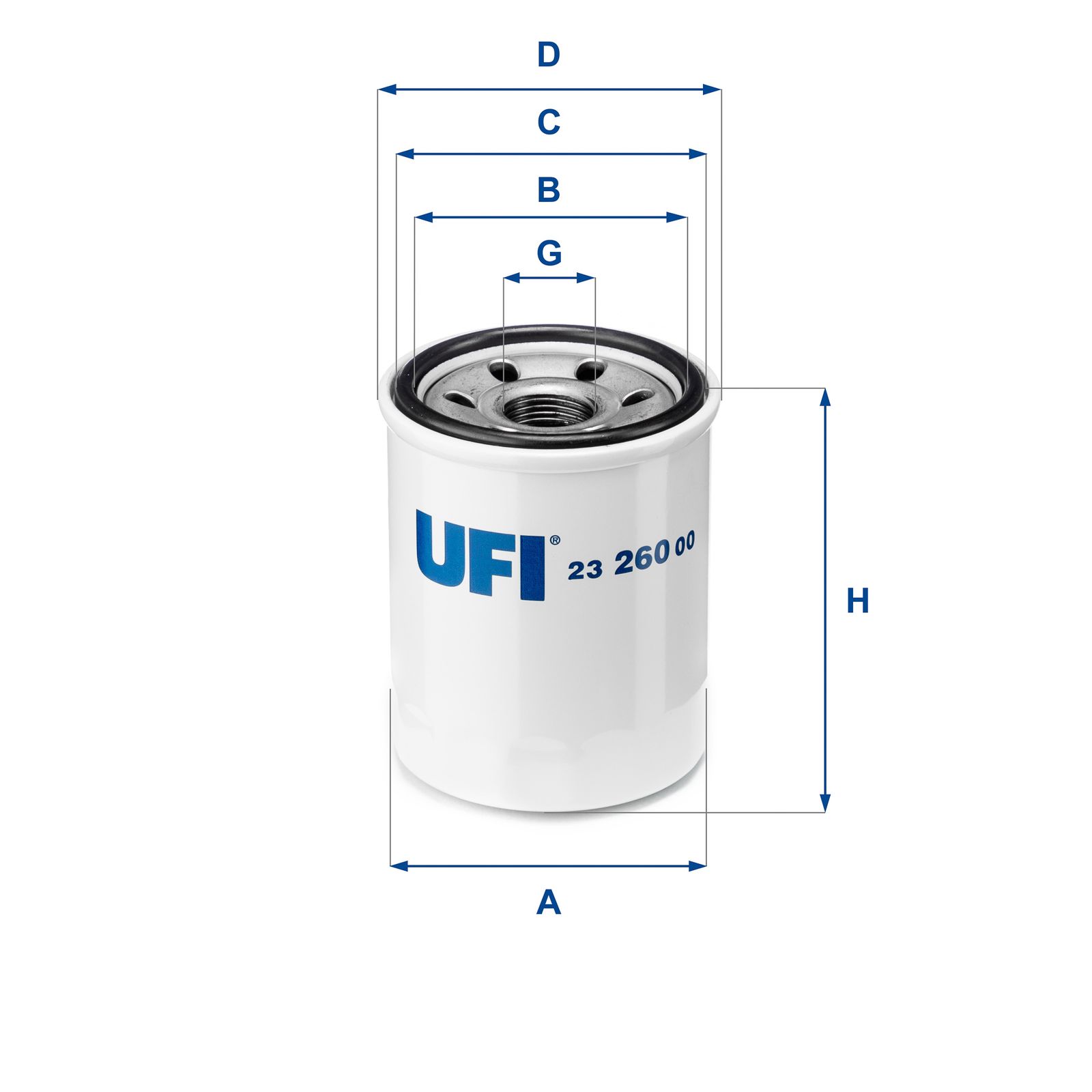 Olejový filtr UFI 23.260.00