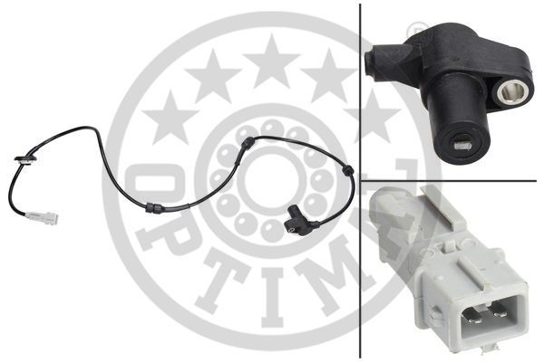 Czujnik, prędkość obrotowa koła OPTIMAL 06-S114