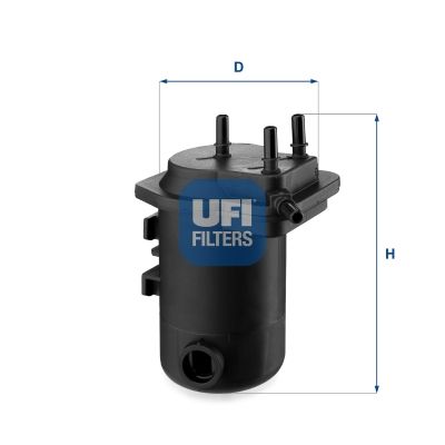 Filtr paliwa UFI 24.098.00