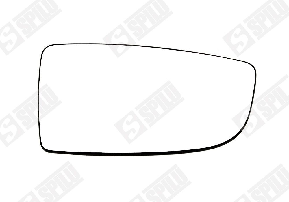 Verre de rétroviseur, rétroviseur extérieur