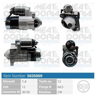 Rozrusznik MEAT & DORIA 5035009