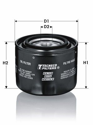 Filtr oleju TECNECO FILTERS OL138