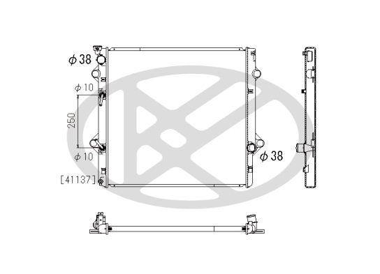 Radiator, racire motor KOYORAD PL012467R