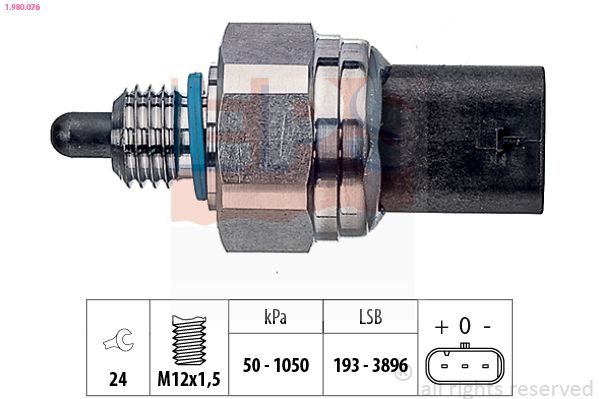 Czujnik, ciśnienie oleju EPS 1.980.076