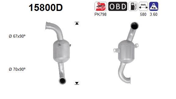 Katalizator AS 15800D