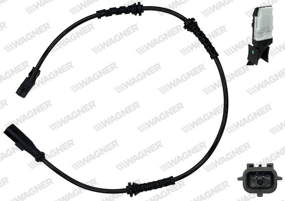 Czujnik, prędkość obrotowa koła WAGNER ABS00043