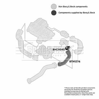 Przewód powietrza doładowującego BORG & BECK BTH1276