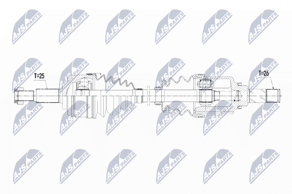Wał napędowy NTY NPW-RE-109