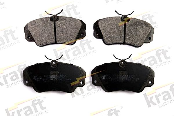 Sada brzdových destiček, kotoučová brzda KRAFT AUTOMOTIVE 6001570