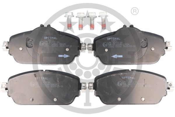 Zestaw klocków hamulcowych, hamulce tarczowe OPTIMAL BP-12652