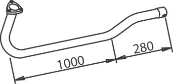 Rura wydechowa DINEX 50296