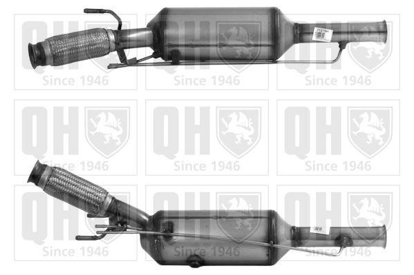 Filtr sadzy / filtr cząstek stałych, układ wydechowy QUINTON HAZELL QDPF11279H