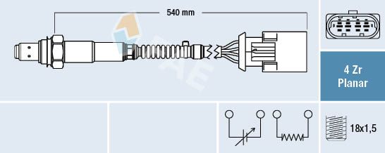 Sonda lambda FAE 77425