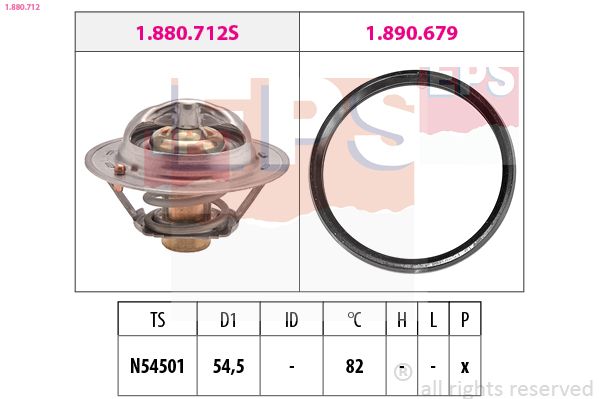 Termostat, chladivo EPS 1.880.712