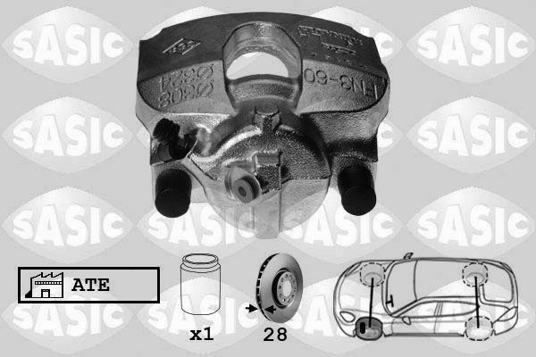 Zacisk hamulca SASIC 6504020