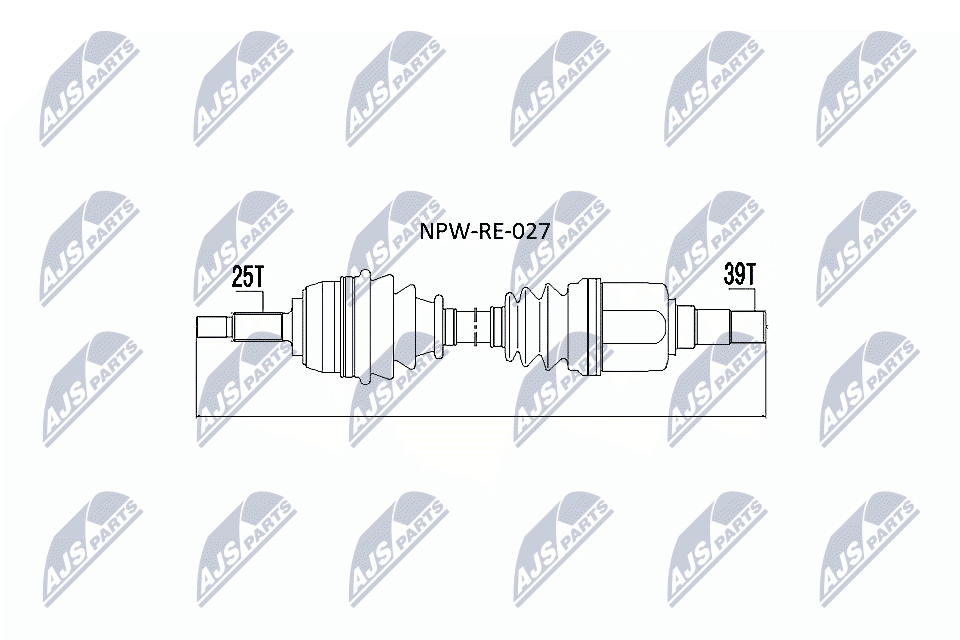 Wał napędowy NTY NPW-RE-027
