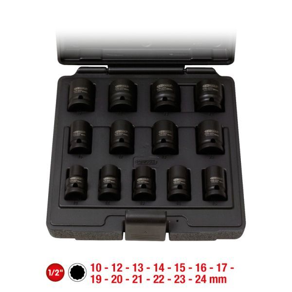 Set capete chei tubulare impact KS TOOLS 515.0900