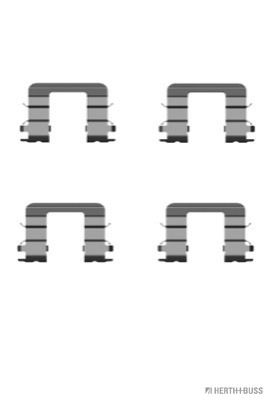 Set accesorii, placute frana HERTH+BUSS JAKOPARTS J3660307