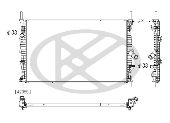 Radiator, racire motor KOYORAD PL323782