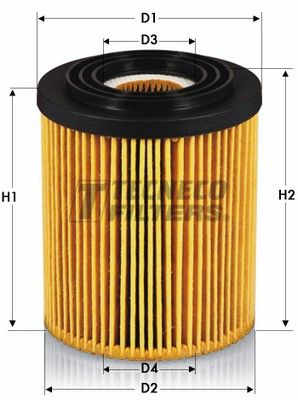 Filtr oleju TECNECO FILTERS OL0236E