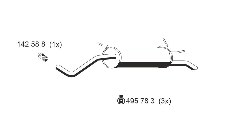 Toba esapament finala ERNST 530040