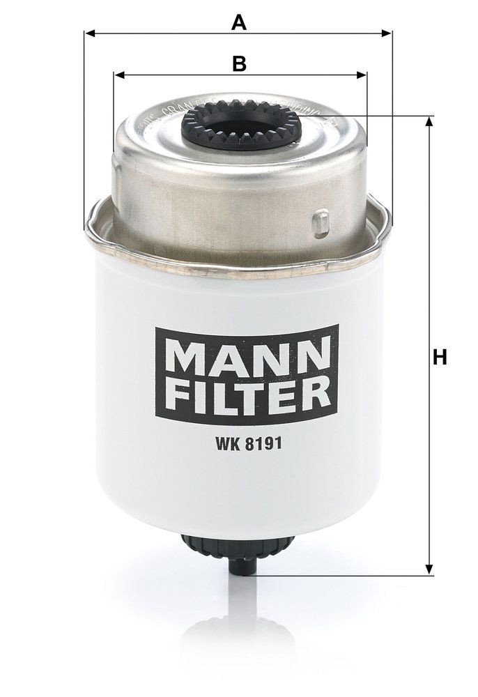 Levně Palivový filtr MANN-FILTER WK 8191