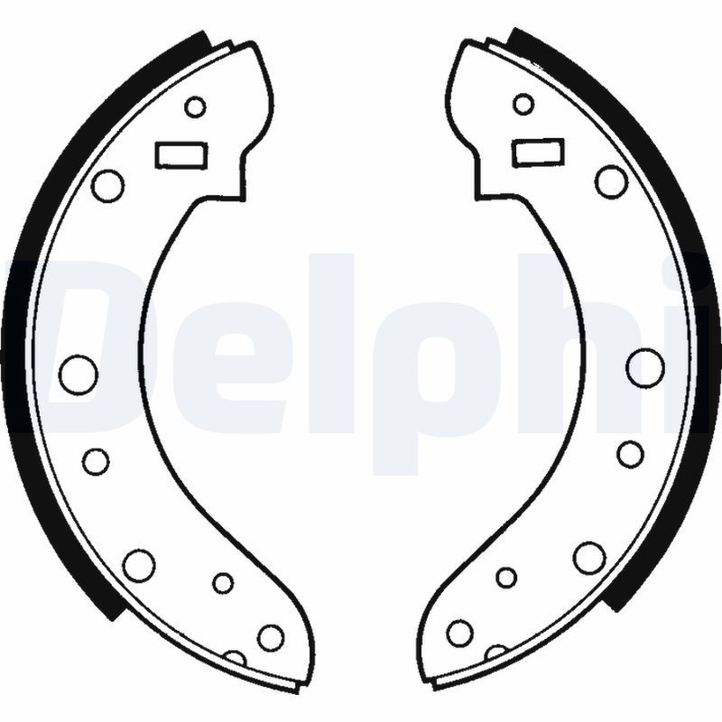 Zestaw szczęk hamulcowych DELPHI LS1204