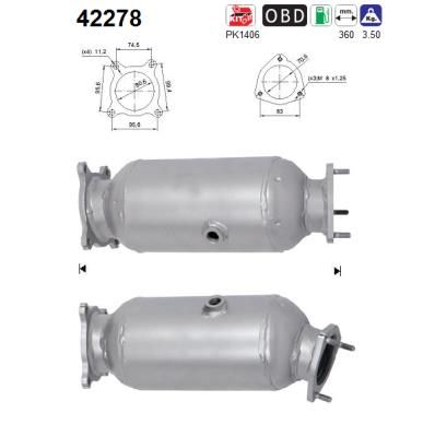 Katalizator AS 8W0254253CX