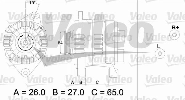 Alternator VALEO 437206