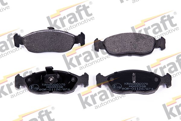 Zestaw klocków hamulcowych, hamulce tarczowe KRAFT AUTOMOTIVE 6006070