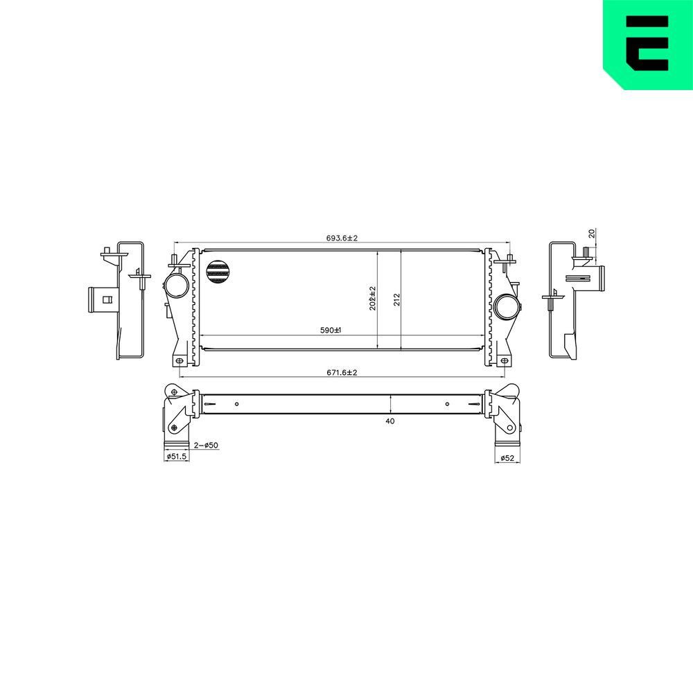 Intercooler, compresor ERA 672024