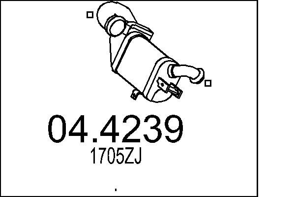 Katalizator MTS 04.4239