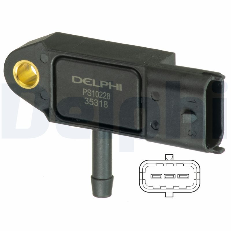 Senzor tlaku sacího potrubí DELPHI PS10228