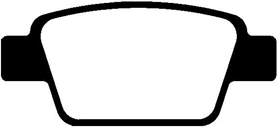 ABTEX - Rear Brake Pad Set