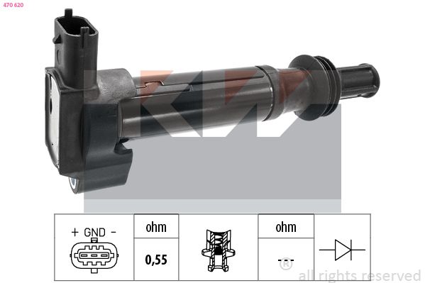 Cewka zapłonowa KW 470 620