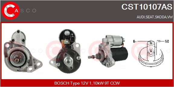 Levně Startér CASCO CST10107AS