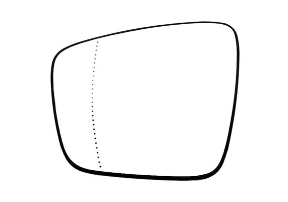 Verre de rétroviseur, rétroviseur extérieur