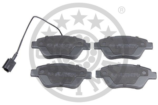 Zestaw klocków hamulcowych, hamulce tarczowe OPTIMAL BP-85801