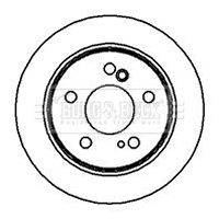 Tarcza hamulcowa BORG & BECK BBD4872