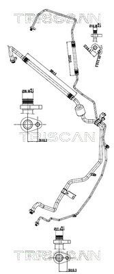 conducta presiune variabila,aer conditionat TRISCAN 9010 28120