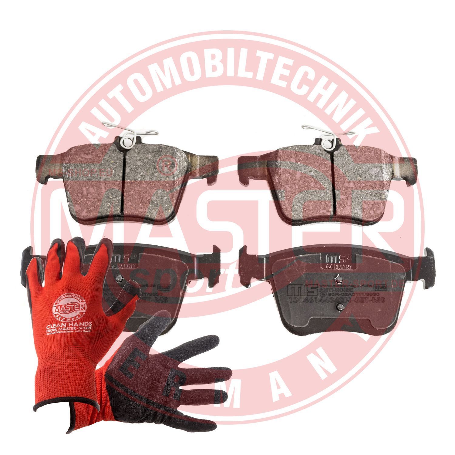 Zestaw klocków hamulcowych, hamulce tarczowe MASTER-SPORT GERMANY 13046144342N-SET-MSP
