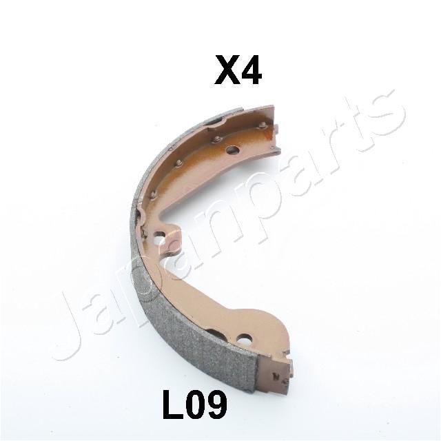 Zestaw szczęk hamulcowych, hamulec postojowy JAPANPARTS GF-L09AF