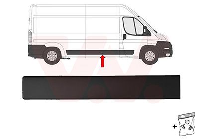 Elemente decorative/protectie, panou lateral VAN WEZEL 4064410