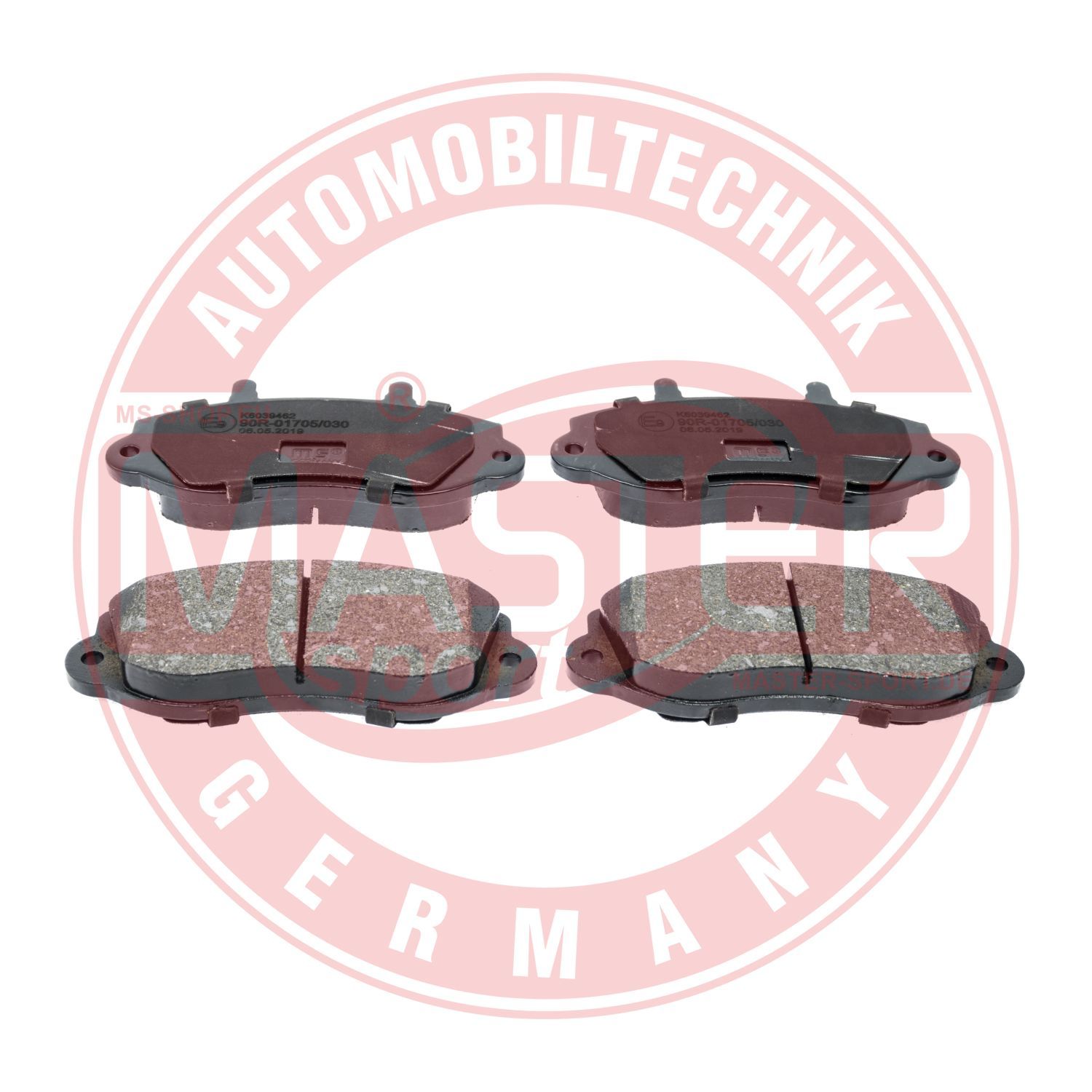 Zestaw klocków hamulcowych, hamulce tarczowe MASTER-SPORT GERMANY 13046039462N-SET-MS