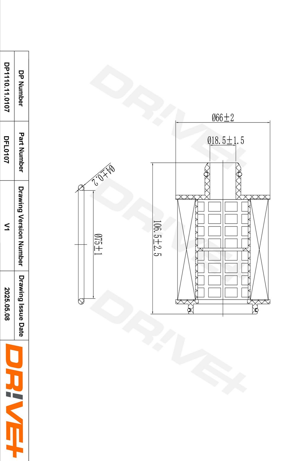 Filtru ulei Dr!ve+ DP1110.11.0107